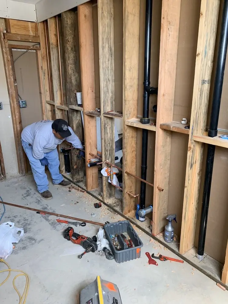 Commercial rough-in plumbing for Commercial Plumbing in Washington Crossing
